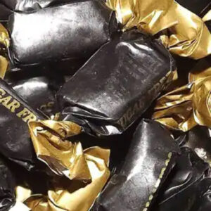 SUGAR FREE LIQUORICE TOFFEES (V) wrapped (200G)