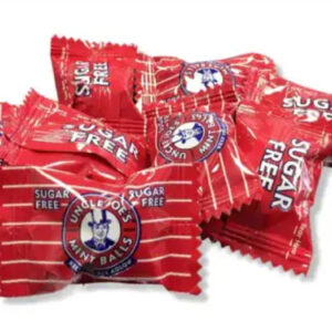 SUGAR FREE UNCLE JOES MINT BALLS (V) wrapped (200G)