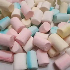 marshmallows FLOWER SHAPED MULTICOLOURED (BIG) (lemon and cheesecake flavour) (200G)
