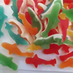 sea creature shape SHARKS (SMALL GUMMY MULTICOLOURS) (200G)